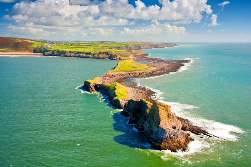 Gower Halbinsel in Wales - Rhossili Bay - ©Crown copyright (2010) Visit Wales