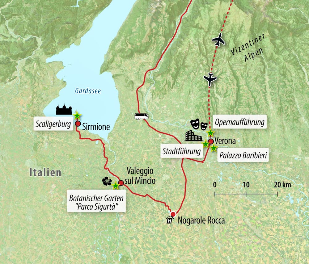Ihre Reiseroute – © Eberhardt TRAVEL