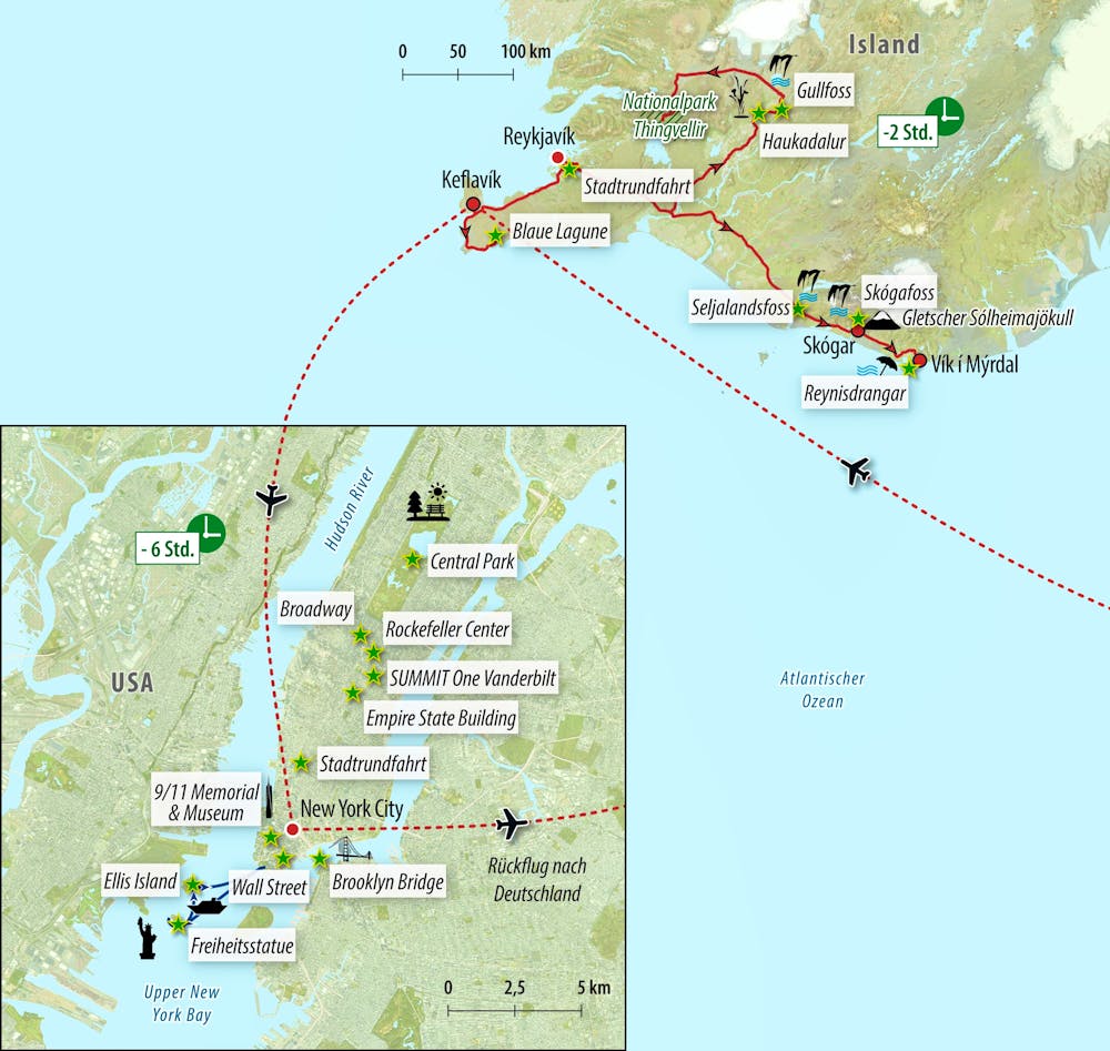 Ihre Reiseroute – © Eberhardt TRAVEL