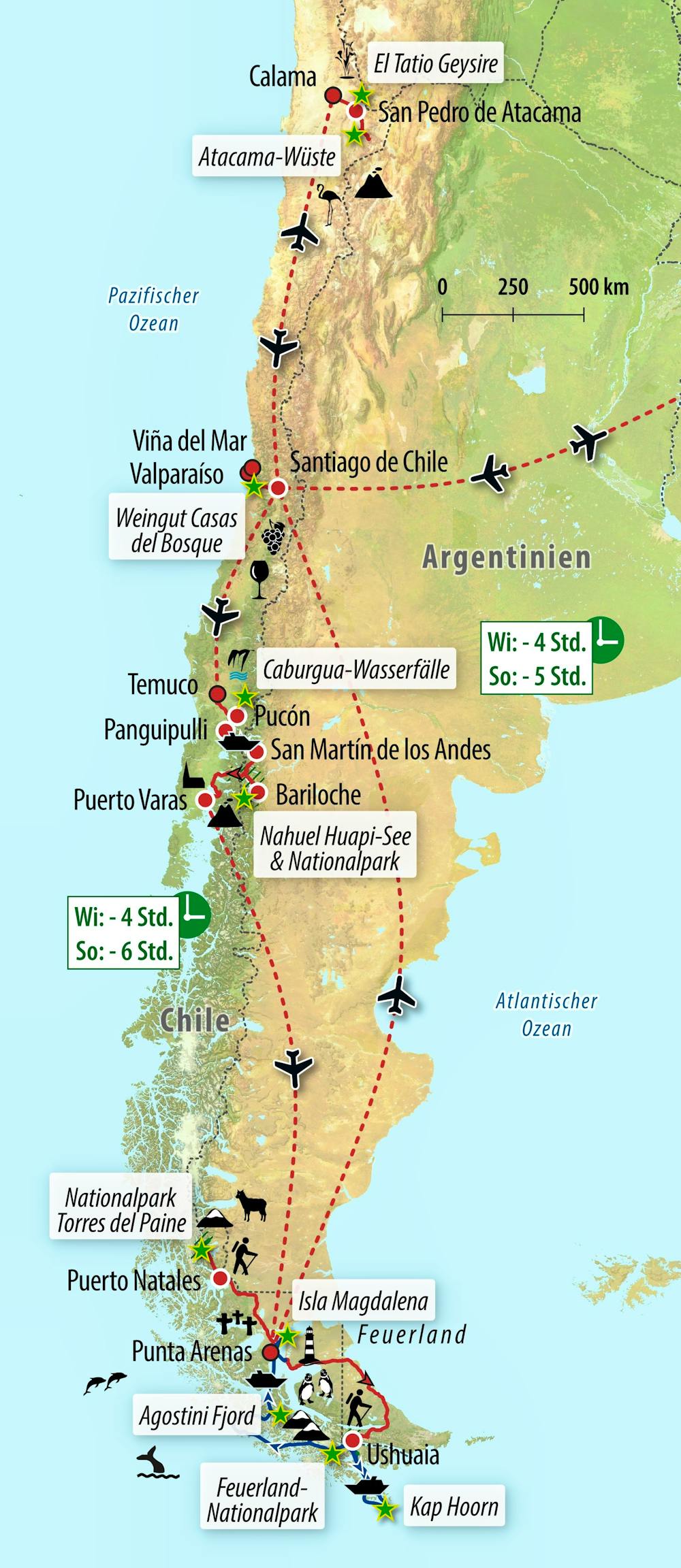 Ihre Reiseroute – © Eberhardt TRAVEL