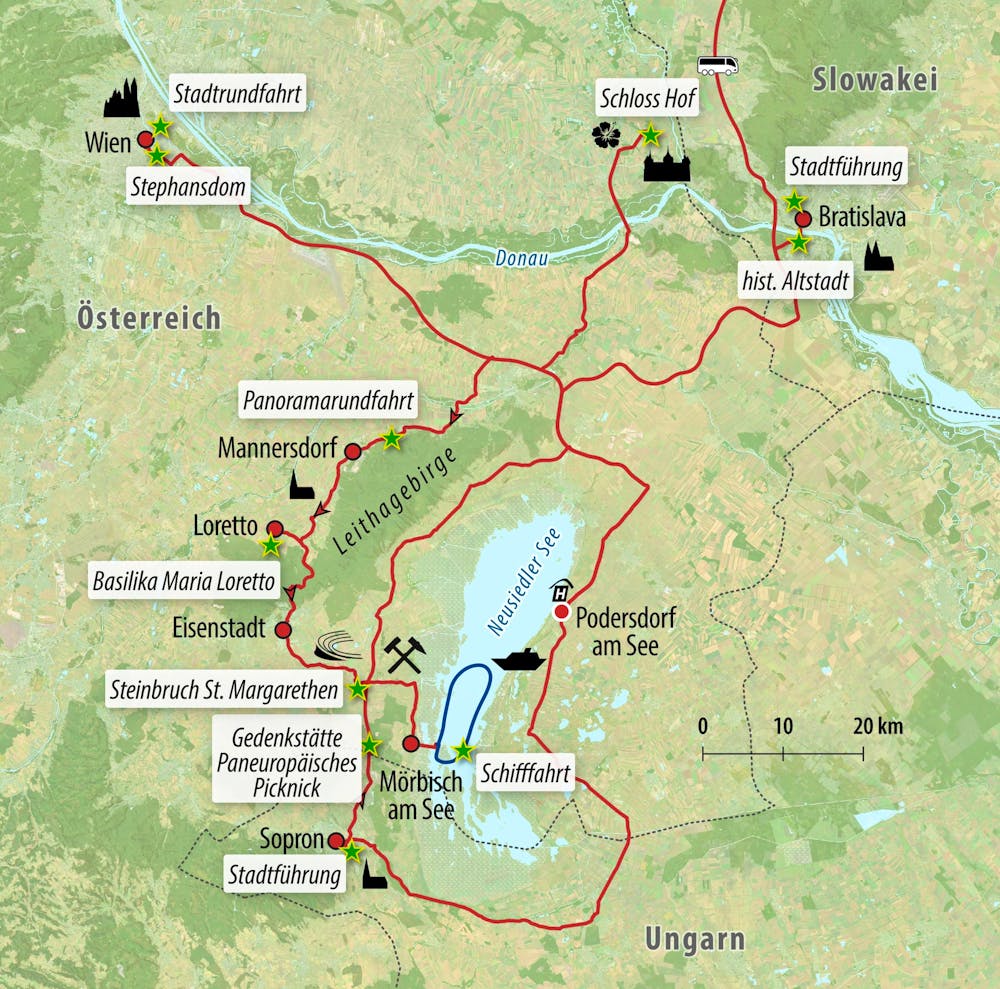 Ihre Reiseroute – © Eberhardt TRAVEL