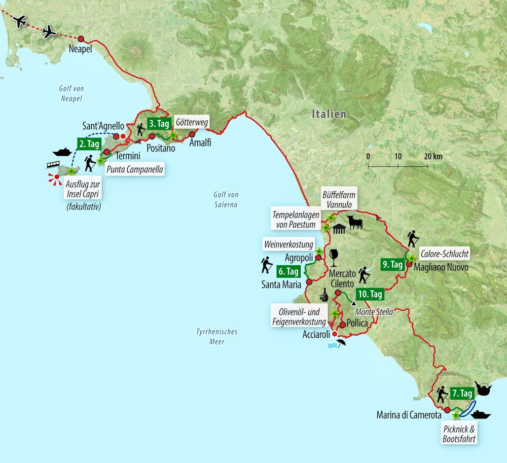 Ihre Reiseroute – © Eberhardt TRAVEL