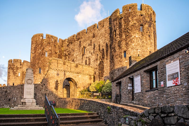 Pembroke Castle in Wales - ©Peter Morgan - Crown copyright (2018) Visit Wales