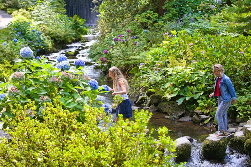 Spaziergang im Bodnant Garden in Wales - ©Crown copyright (2016) Visit Wales