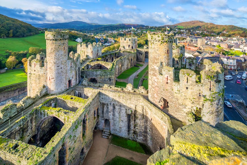 Conwy Castle in Wales - ©Crown copyright (2017) Cadw - Visit Wales