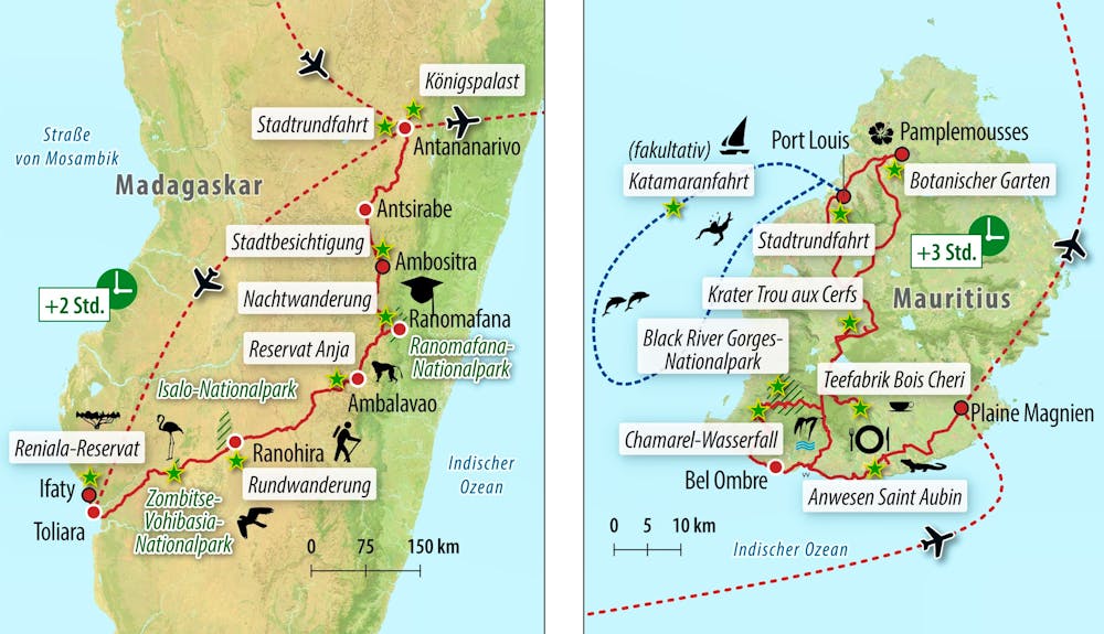 Ihre Reiseroute – © Eberhardt TRAVEL