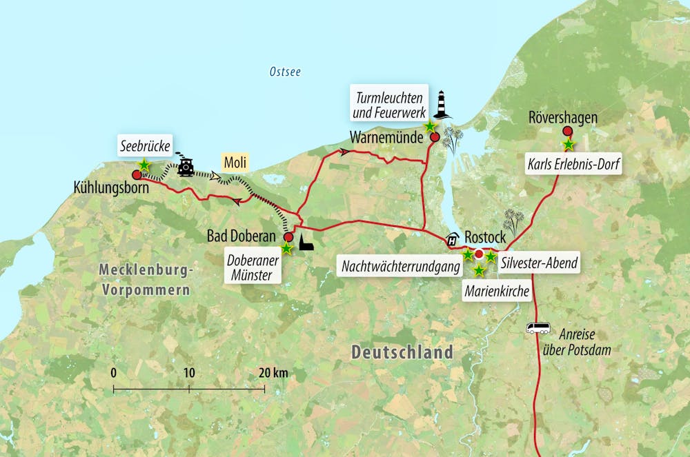 Ihre Reiseroute – © Eberhardt TRAVEL