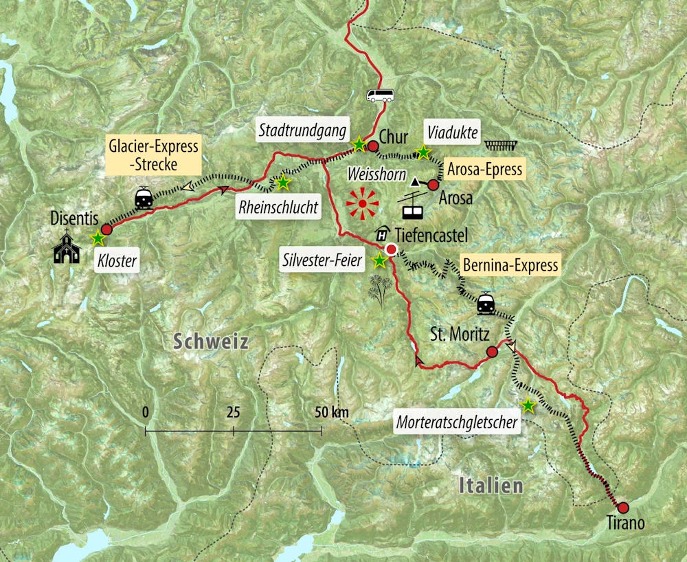 Ihre Reiseroute – © Eberhardt TRAVEL