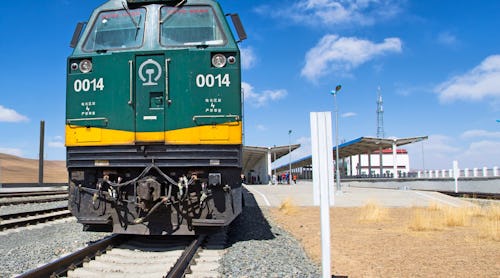 Lokomotive der Tibet-Bahn – © piccaya - stock.adobe.com