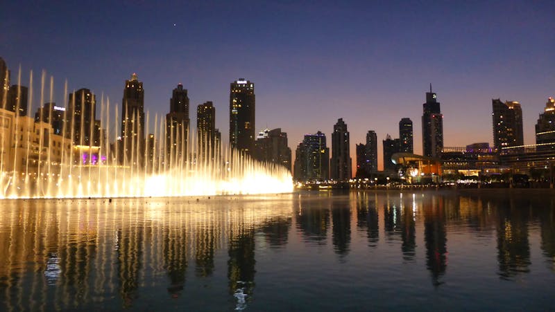 Dubai Fountain - Wasserspiele an der Dubai Mall - ©Frank Nimschowski - Eberhardt TRAVEL