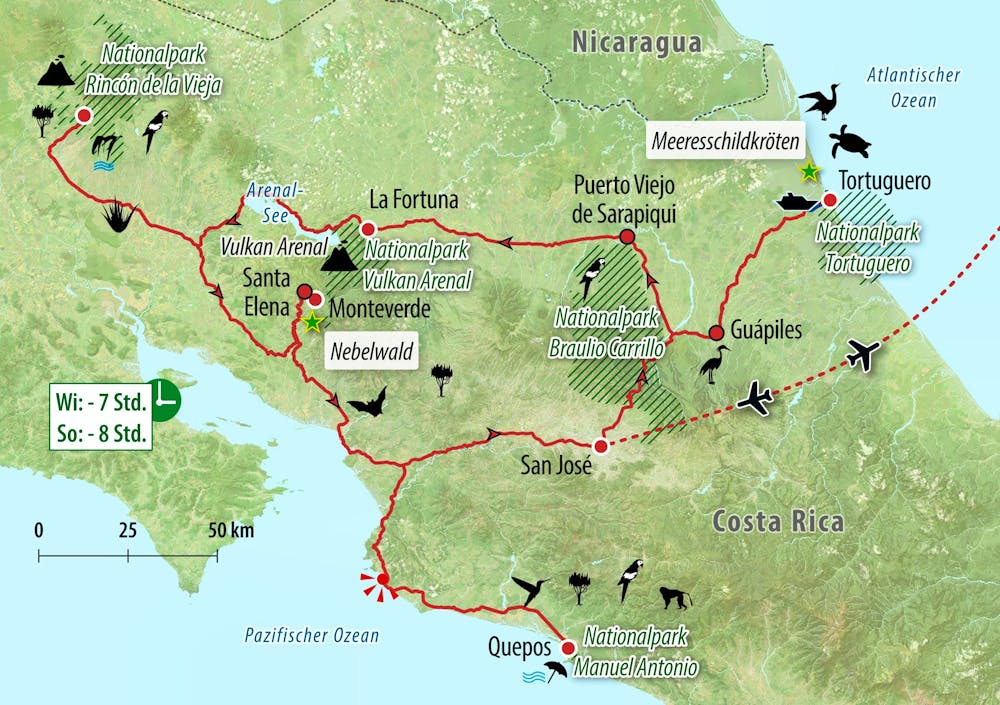 Ihre Reiseroute – © Eberhardt TRAVEL