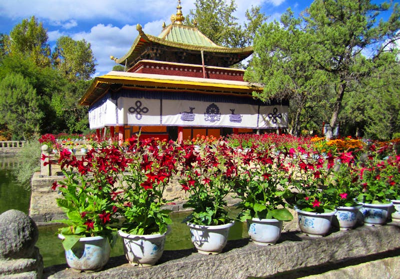 Norbulingka - Sommerpalast des Dalai Lama in Lhasa - ©Annett Müller - Eberhardt TRAVEL
