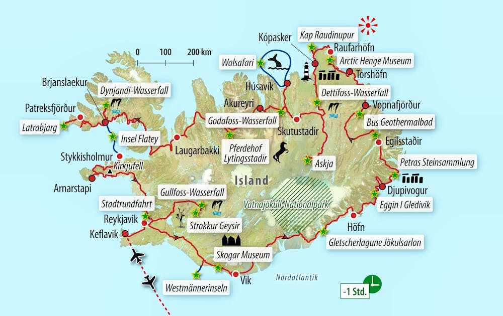 Ihre Reiseroute – © Eberhardt TRAVEL