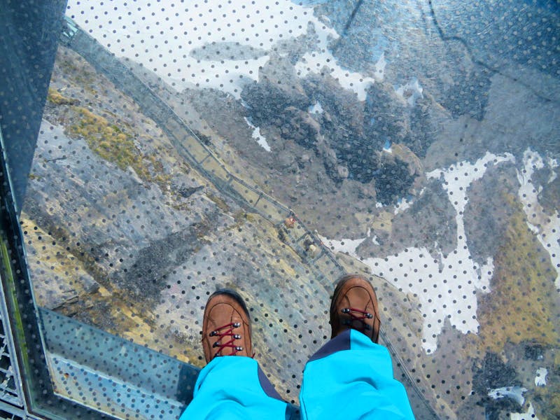 Schilthorn - Birg  auf dem Skywalk - ©Annette Weise - Eberhardt TRAVEL