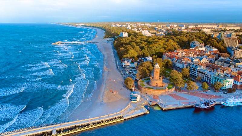 Hafenstadt Kolberg (Kołobrzeg) in Polen, Fluss Paraseta, Ostsee - ©Grzegorz - stock.adobe.com