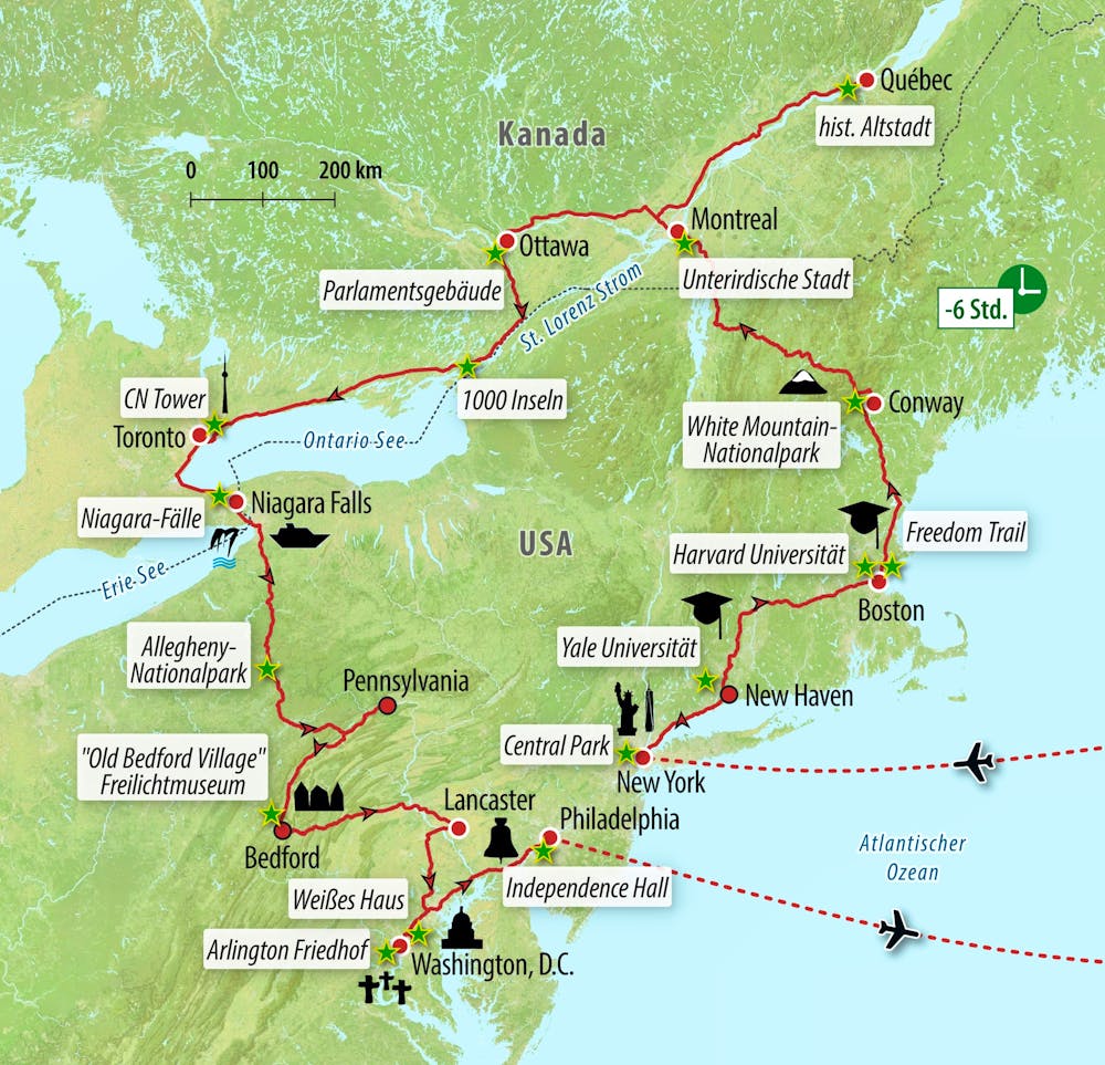 Ihre Reiseroute – © Eberhardt TRAVEL