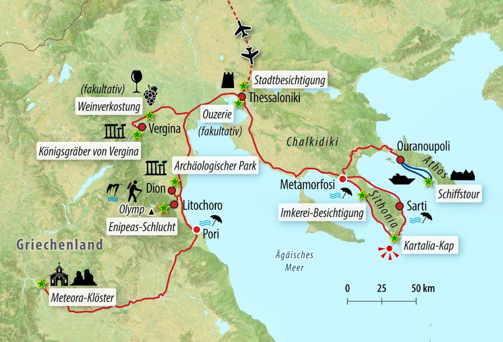 Ihre Reiseroute – © Eberhardt TRAVEL