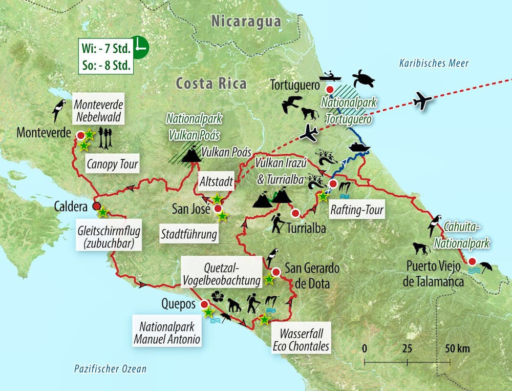 Ihre Reiseroute &ndash; &copy; Eberhardt TRAVEL