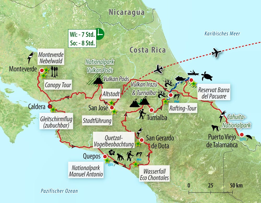 Ihre Reiseroute – © Eberhardt TRAVEL