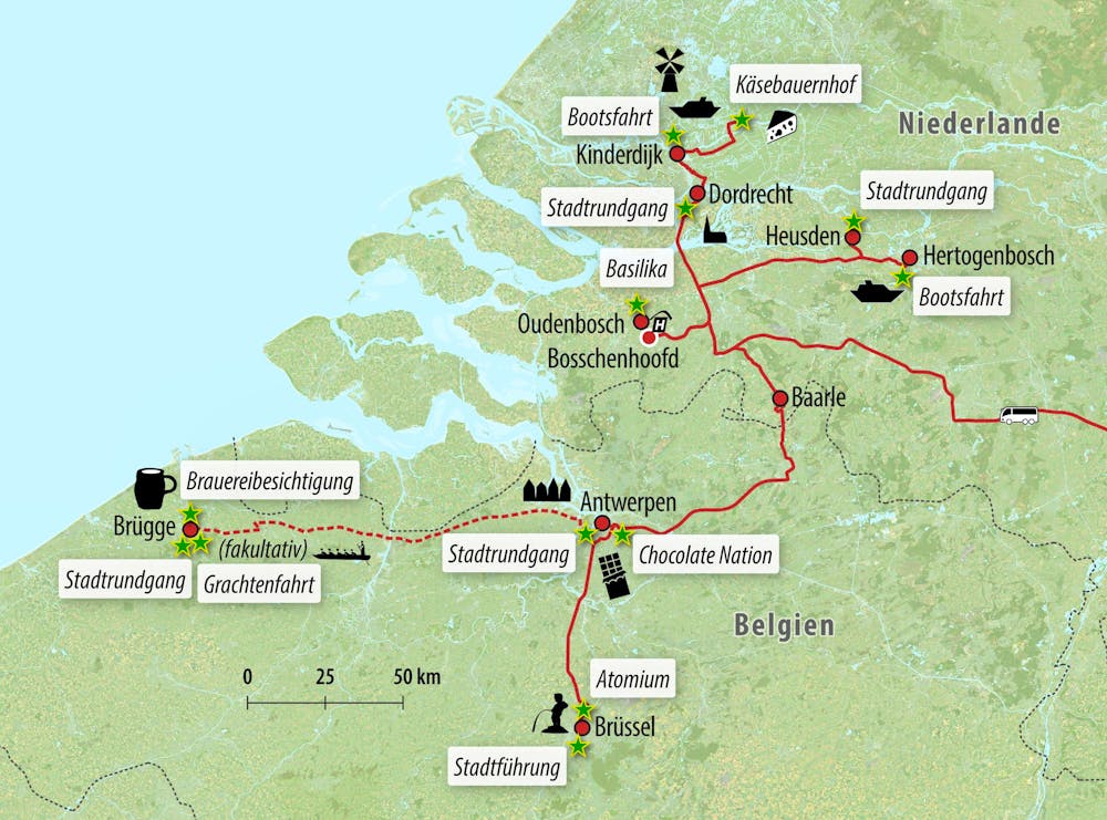 Ihre Reiseroute – © Eberhardt TRAVEL