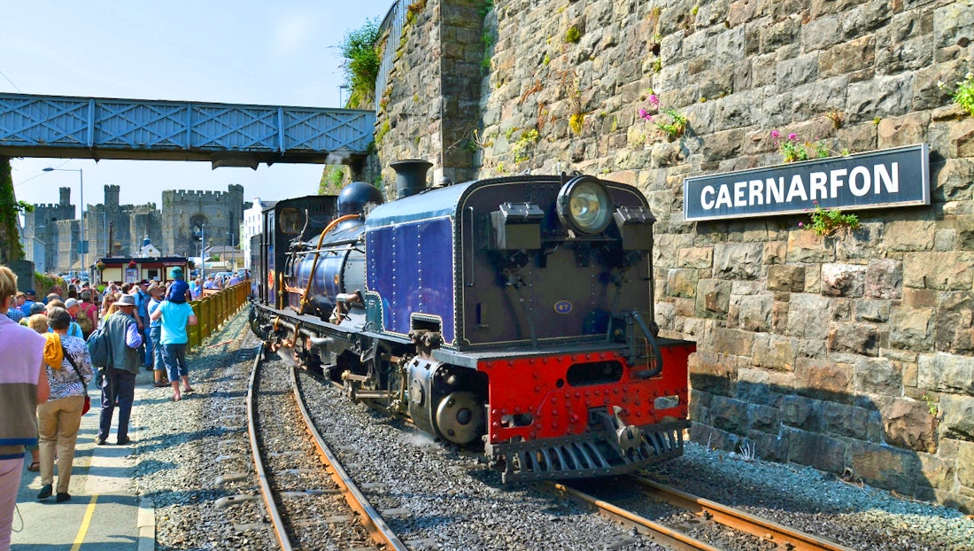 Welsh Highland Railway in Caernarfon – © Konrad Füssel - Eberhardt TRAVEL