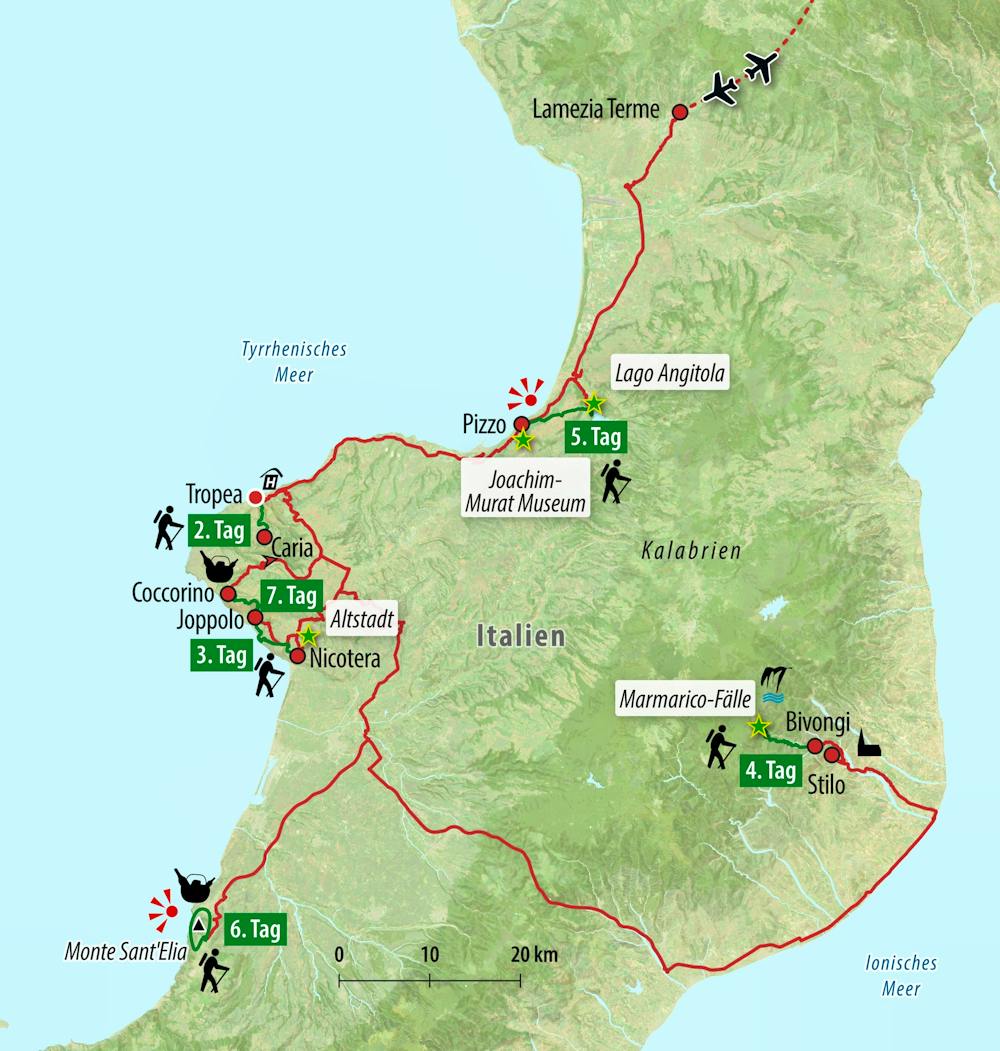 Ihre Reiseroute – © Eberhardt TRAVEL