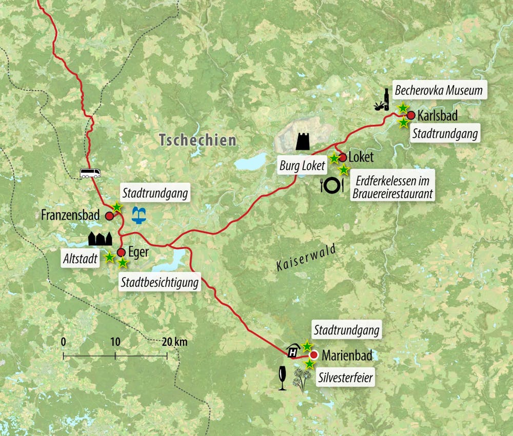 Ihre Reiseroute – © Eberhardt TRAVEL
