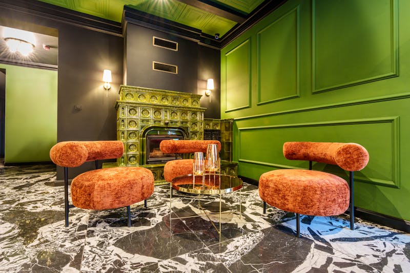 Kamin im Le Mont Medical & SPA – ©Le Mont Medical & SPA
