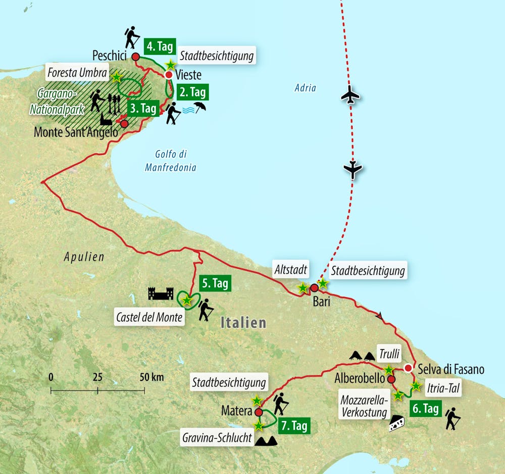 Ihre Reiseroute – © Eberhardt TRAVEL