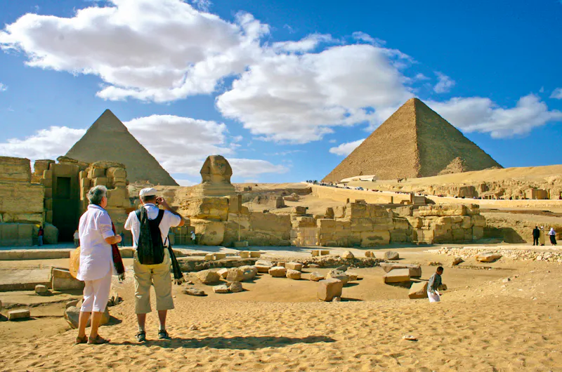 Pyramiden von Gizeh und Sphinx bei Kairo - &copy;Kristin Weigel - Eberhardt TRAVEL