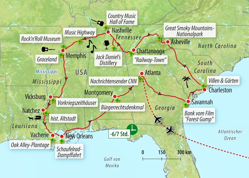Ihre Reiseroute – © Eberhardt TRAVEL