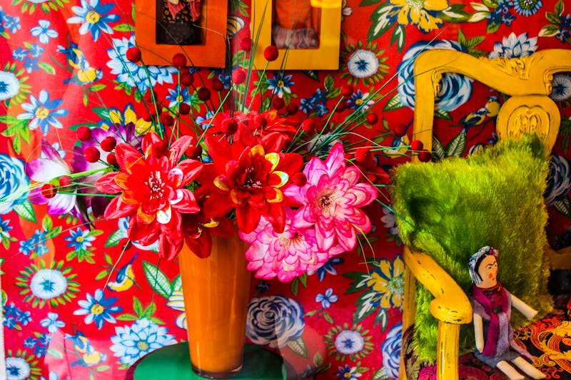 Dekoration im Stil von Frida Kahlo  - ©sofiart - stock.adobe.com