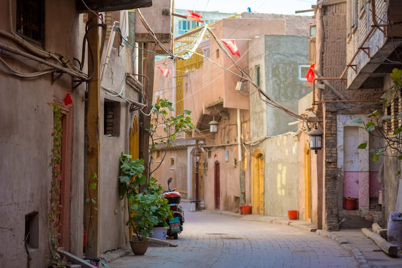 Gasse der Altstadt Kaxgar, Xinjiang, China - ©Jonathan Densford - stock.adobe.com
