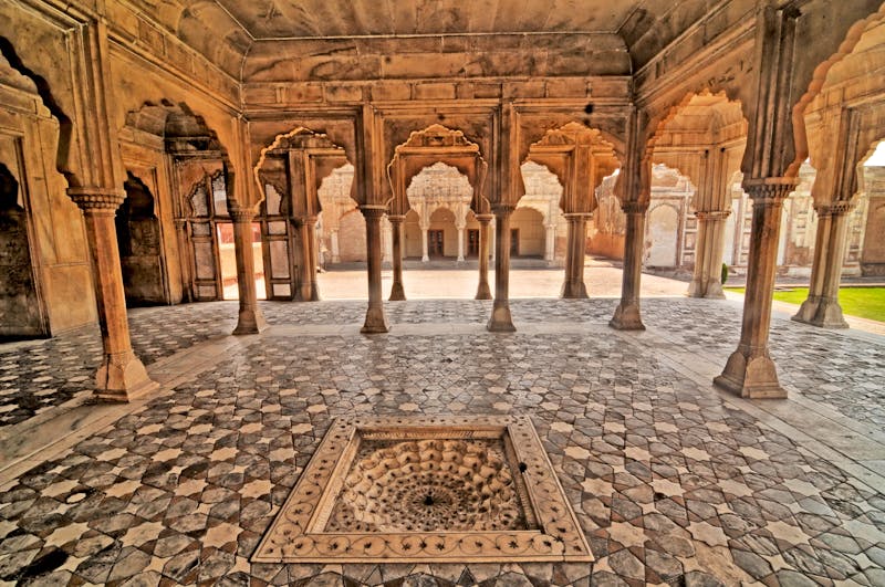 Gänge der Zitadelle Lahore Fort in Lahore, Pakistan - ©robnaw - stock.adobe.com