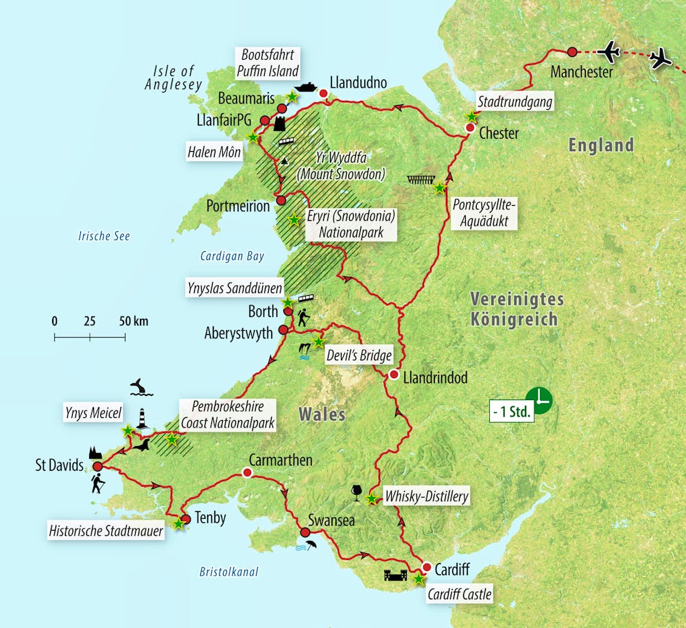 Ihre Reiseroute – © Eberhardt TRAVEL