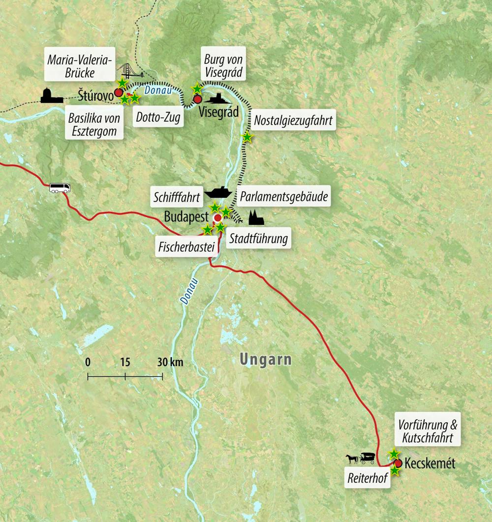 Ihre Reiseroute – © Eberhardt TRAVEL