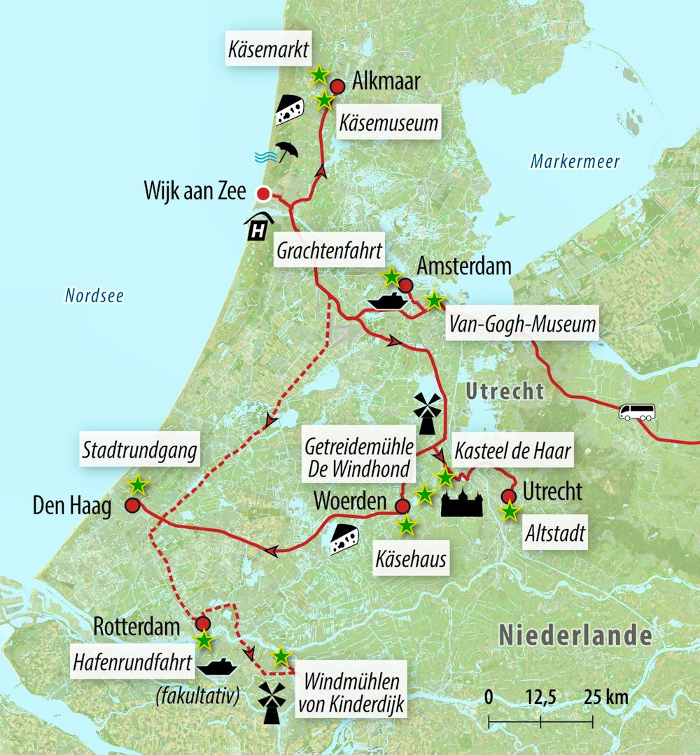 Ihre Reiseroute – © Eberhardt TRAVEL