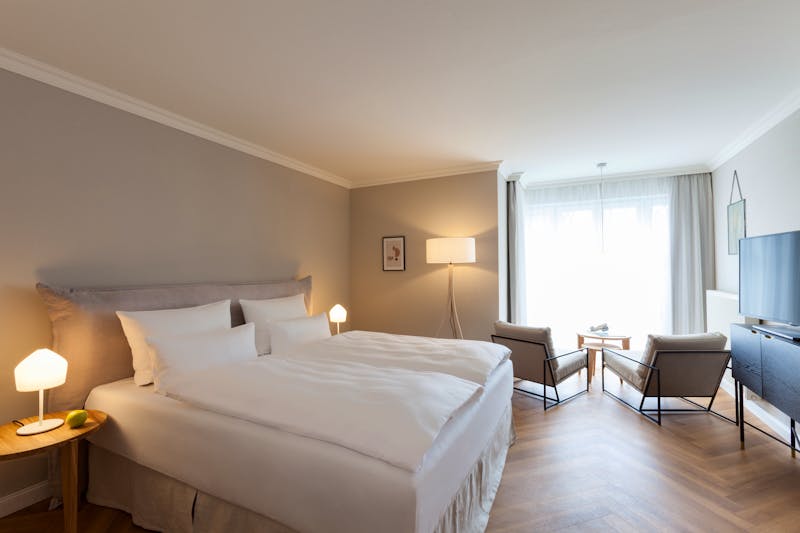 Zimmerbeispiel Doppelzimmer Vju Hotel Rügen – ©Photographer: Henrike Schunck