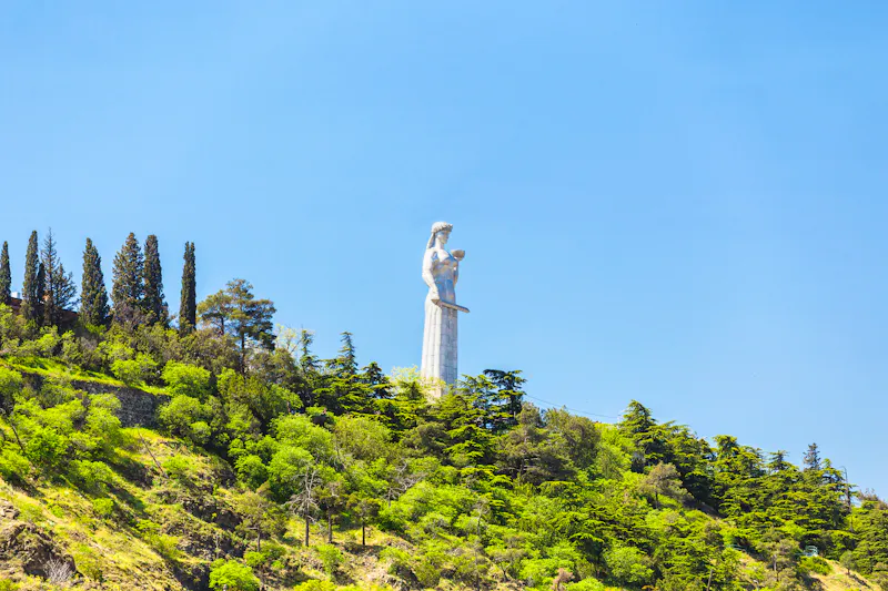 Monument der Kartlis Deda (Mutter Georgiens) in Tbilisi, Georgien - &copy;Konstantin Aksenov - stock.adobe.com
