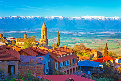 Sighnaghi in der Region Kachetien &ndash; &copy; photoaliona - stock.adobe.com