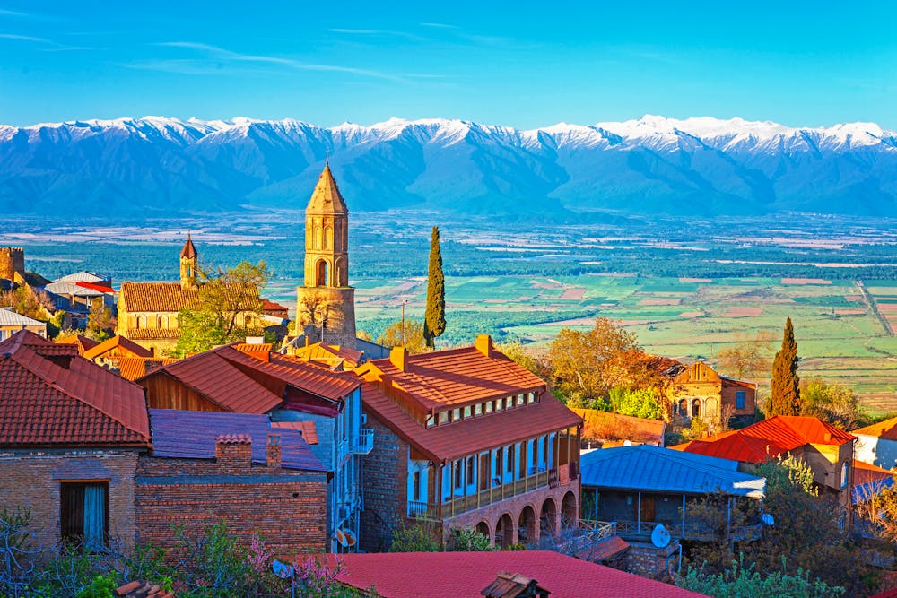 Sighnaghi in der Region Kachetien &ndash; &copy; photoaliona - stock.adobe.com
