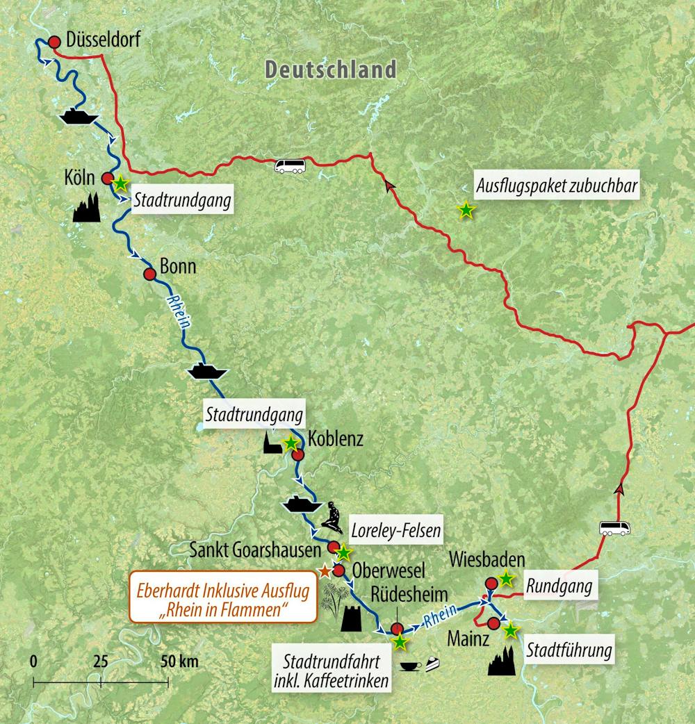 Ihre Reiseroute – © Eberhardt TRAVEL