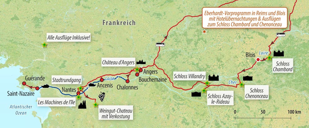 Ihre Reiseroute – © Eberhardt TRAVEL