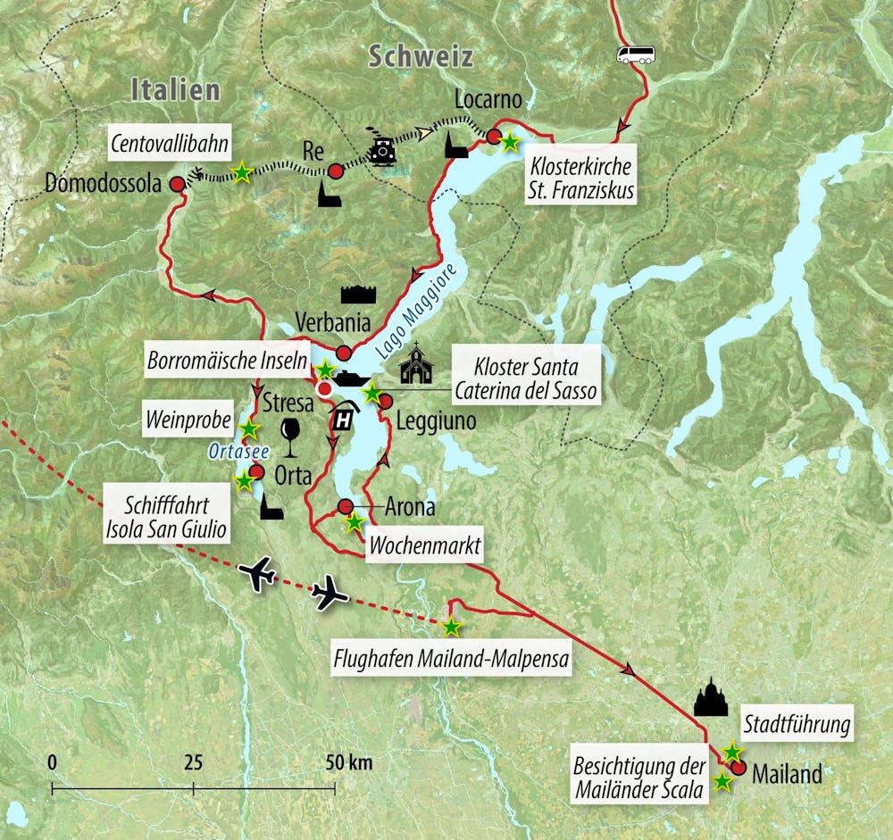 Ihre Reiseroute – © Eberhardt TRAVEL