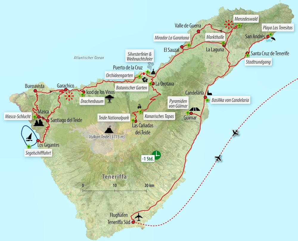 Ihre Reiseroute GO-WYTFS – © Eberhardt TRAVEL