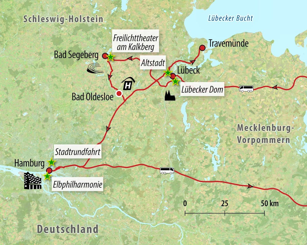 Ihre Reiseroute – © Eberhardt TRAVEL
