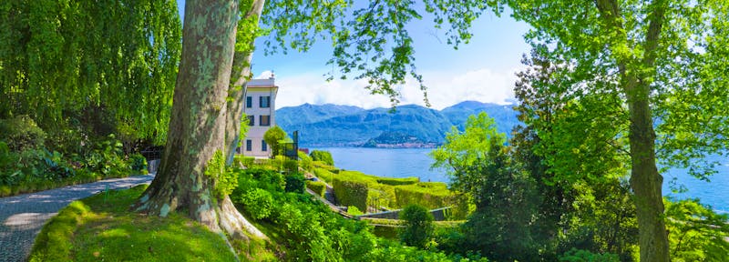 Blick vom Park der Villa Carlotta auf den Comer See - ©Composer - stock.adobe.com