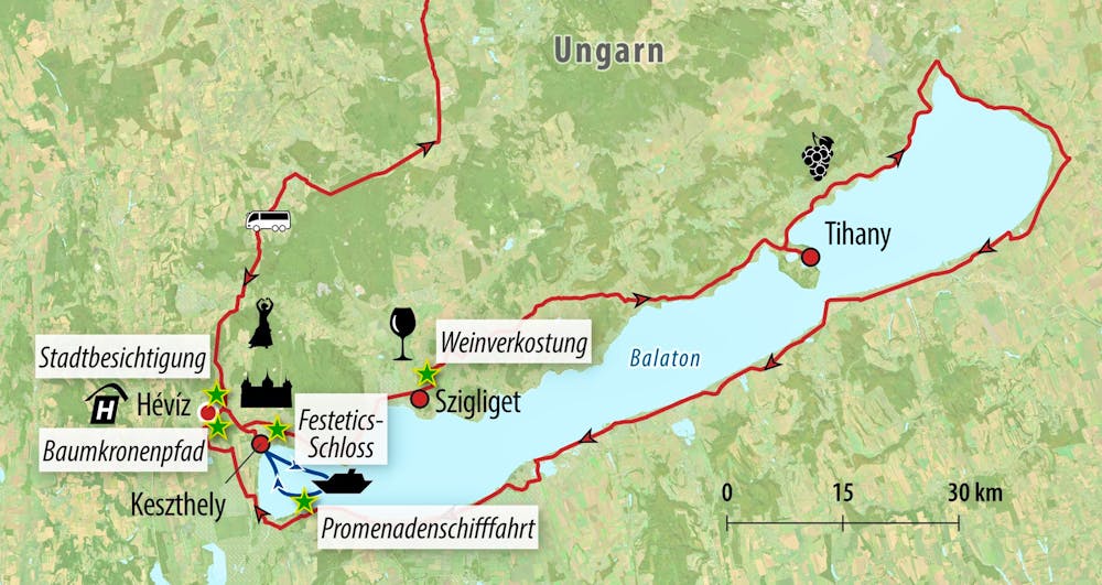 Ihre Reiseroute – © Eberhardt TRAVEL