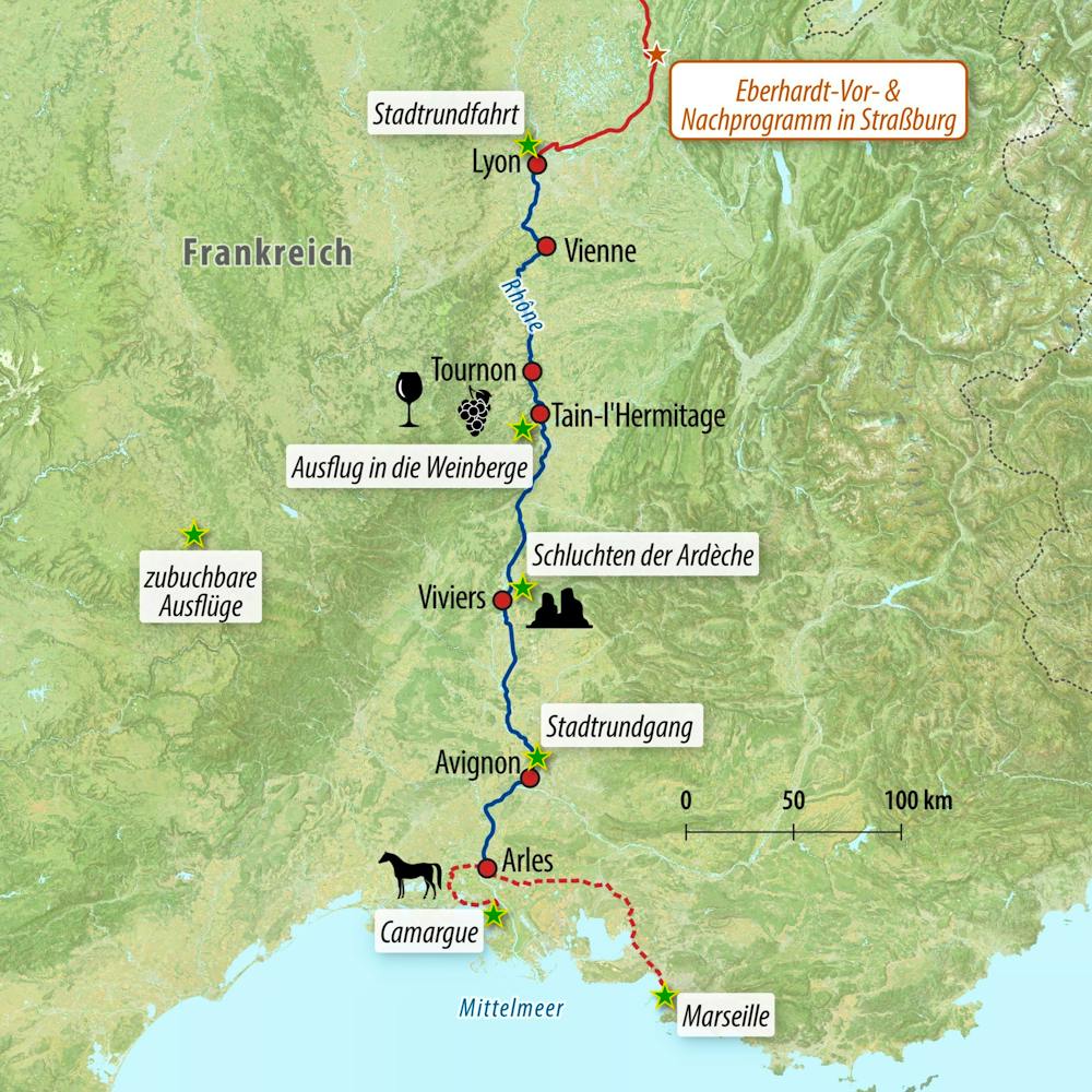 Ihre Reiseroute – © Eberhardt TRAVEL