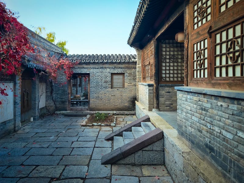 traditionelle Häuser der  Wasserstadt Gubei in Peking, China - ©sinseeho - stock.adobe.com